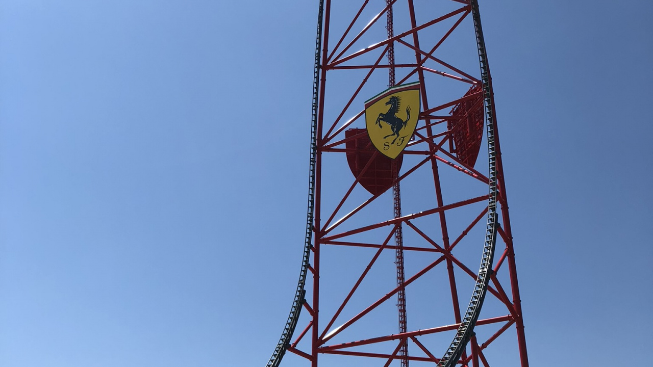 Обои горки, колесо обозрения, досуг, ориентир, железо в разрешении 1280x720