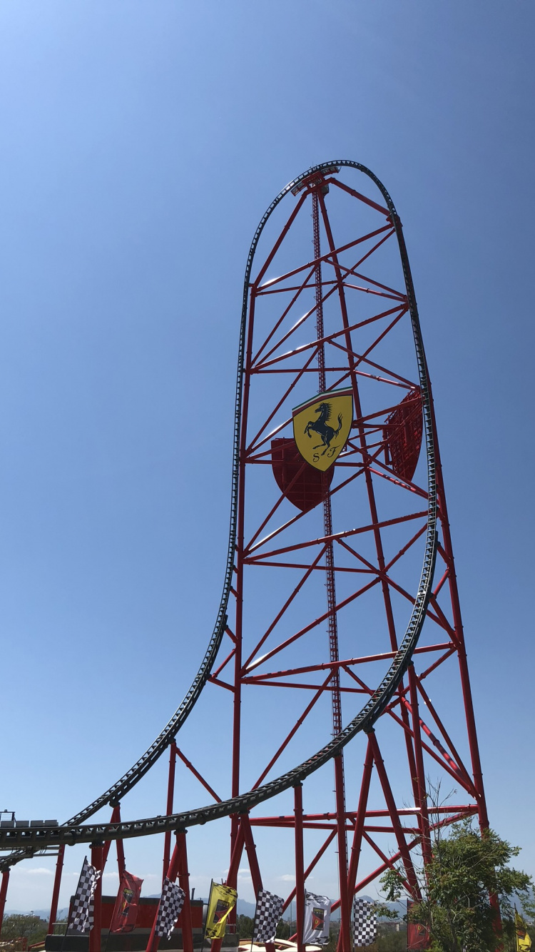 Обои горки, колесо обозрения, досуг, ориентир, железо в разрешении 750x1334