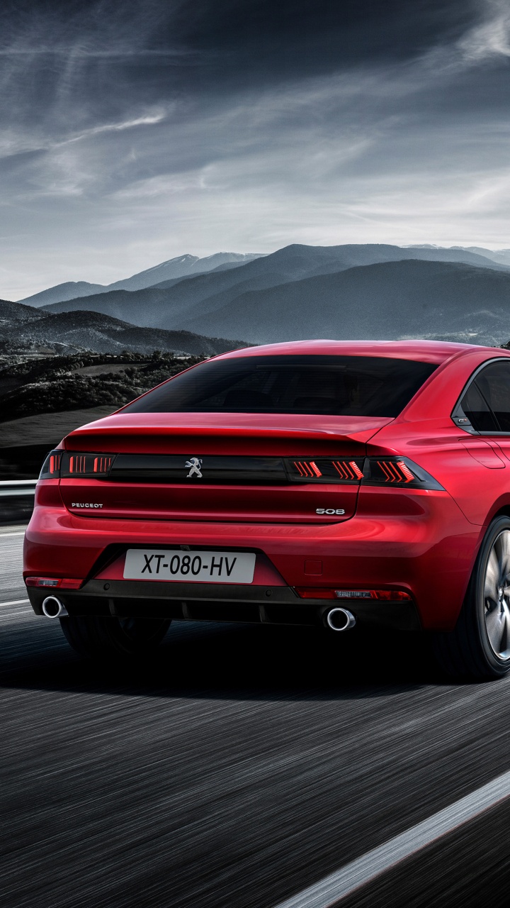 Обои Пежо 508, седан, Пежо 508 ЕО, универсал, автомобиль среднего размера в разрешении 720x1280