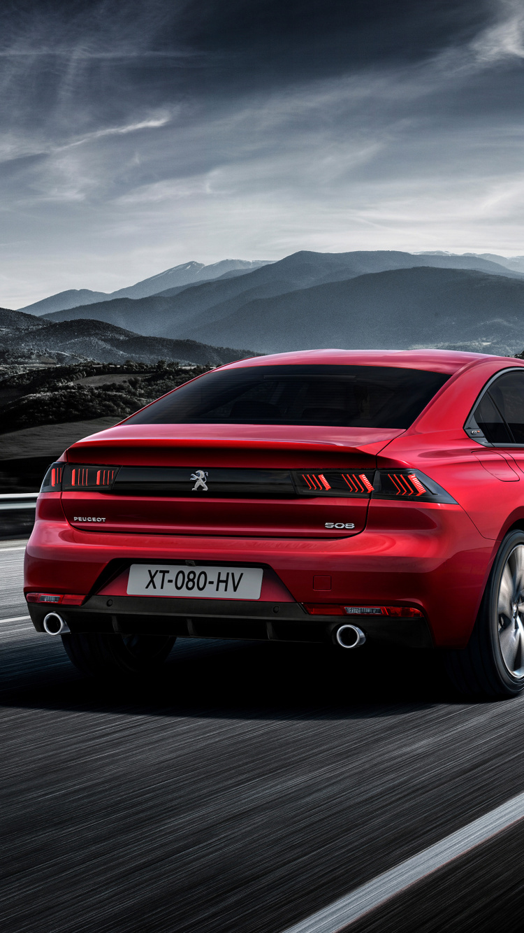 Обои Пежо 508, седан, Пежо 508 ЕО, универсал, автомобиль среднего размера в разрешении 750x1334