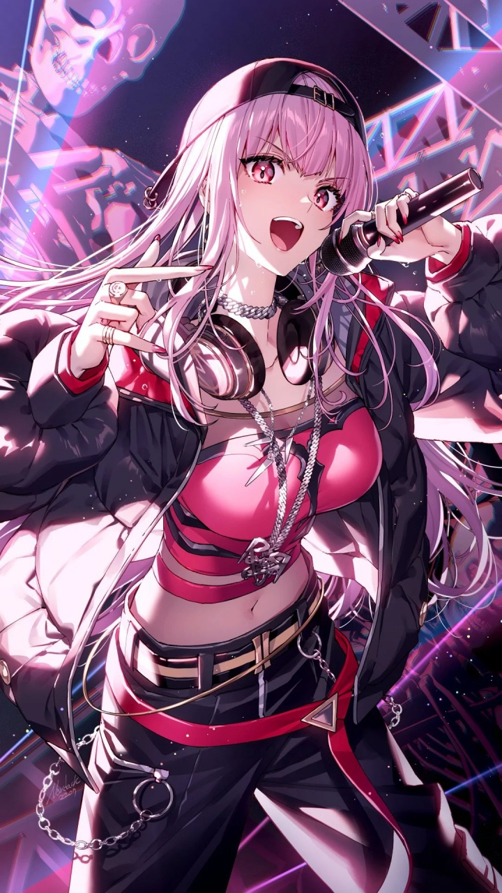 Обои нардакский художник, Мори Каллиопа, гололив производство, арт, артист в разрешении 720x1280