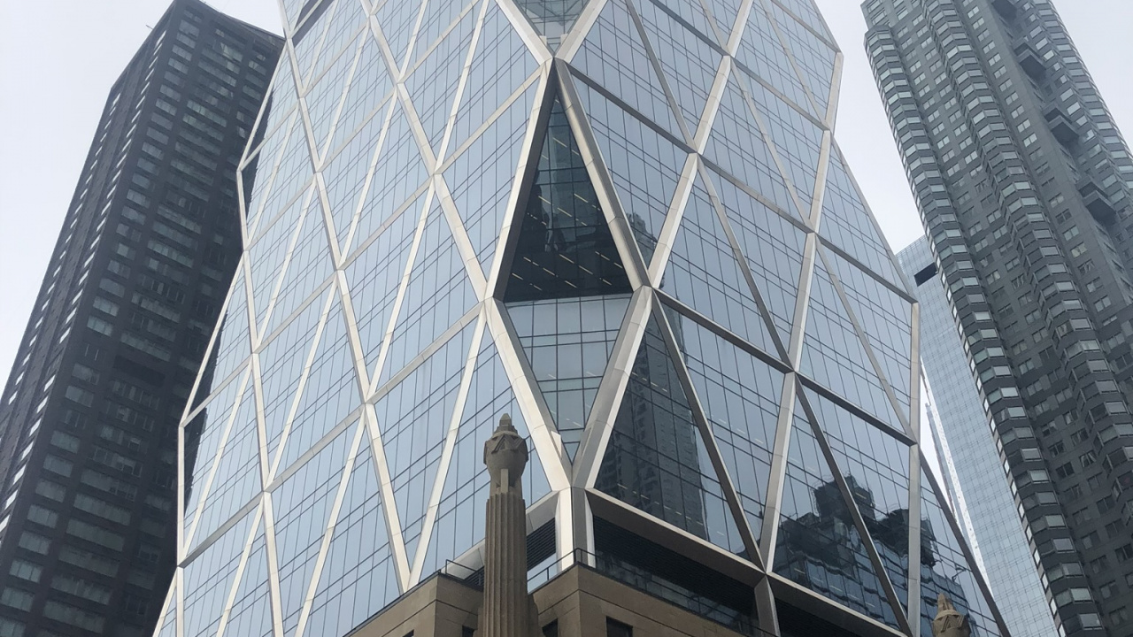 Обои Нью-Йорк, небоскреб, дневное время, архитектура, башня в разрешении 1280x720