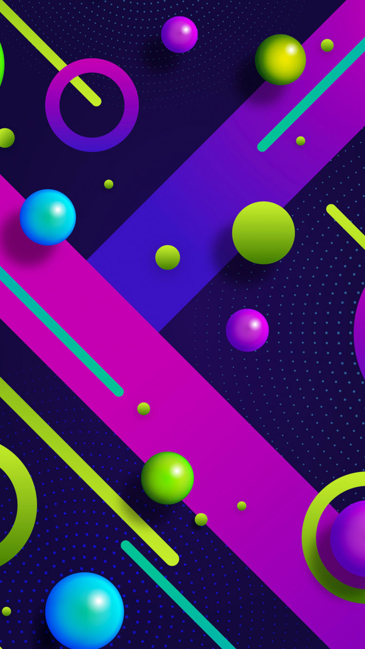 Обои свет, графический дизайн, дизайн, красочность, природа в разрешении 750x1334