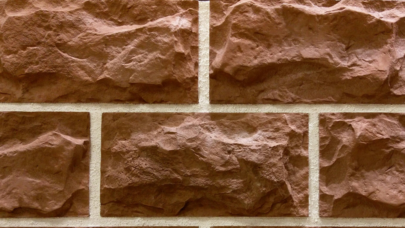 Обои стена, каменная стена, кирпич, искусственный камень, камень в разрешении 1366x768