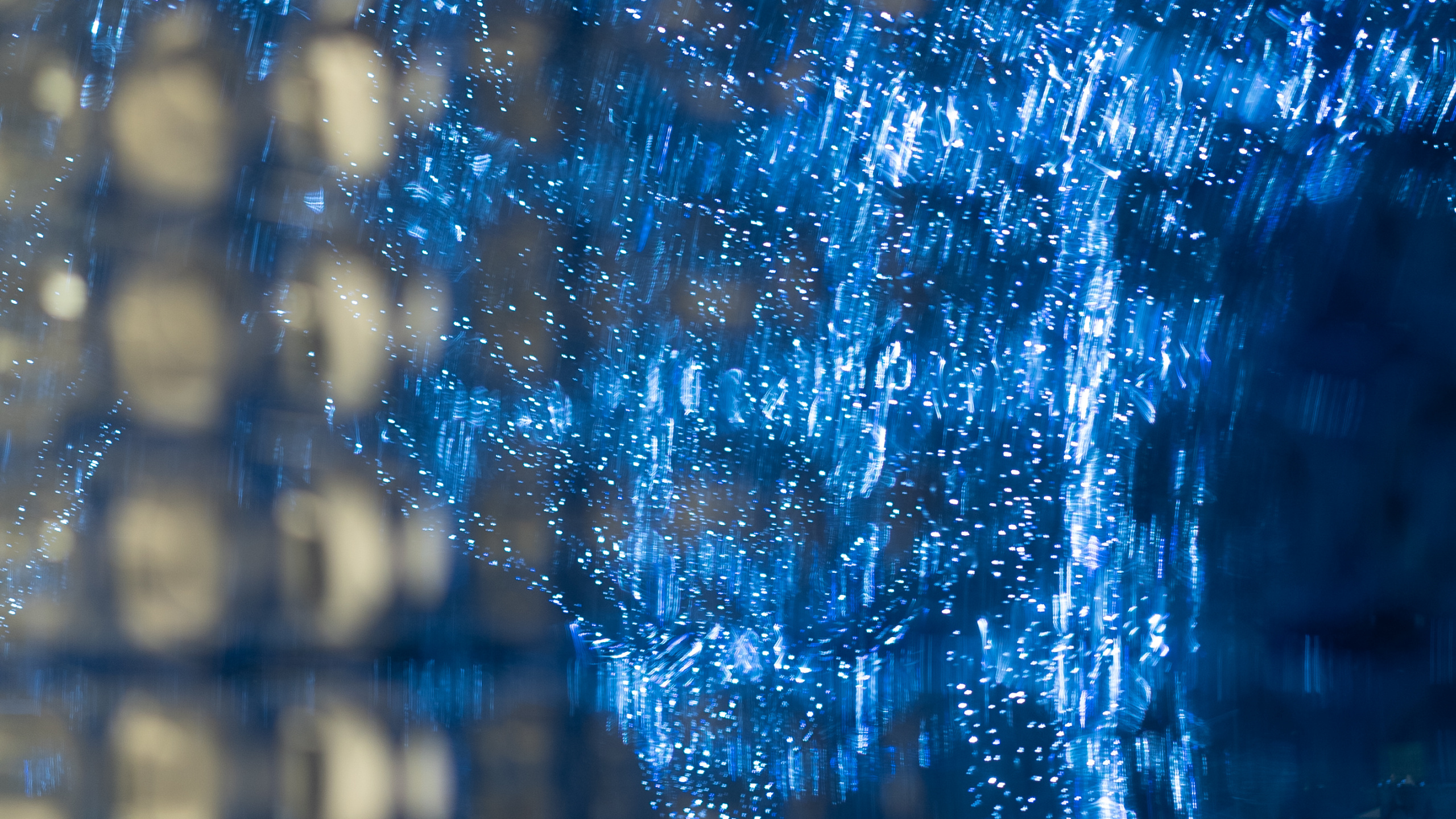 Обои синий, вода, синий кобальт, электрик, отражение в разрешении 2560x1440