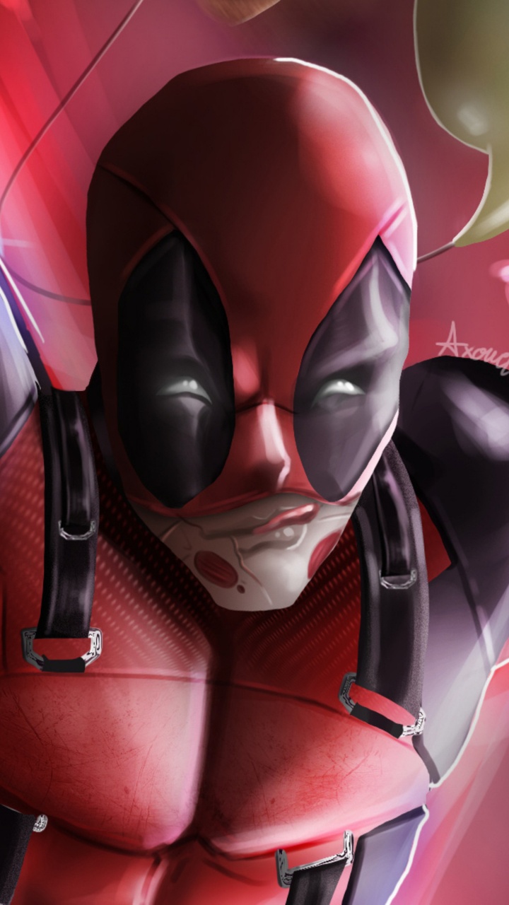 Обои дэдпул, комиксы, супергерой, фигурка, Халк в разрешении 720x1280