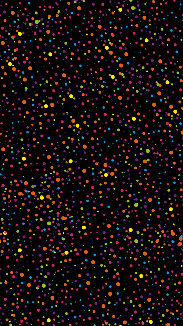 Обои ночь, узор, симметрия, круг, событие в разрешении 750x1334