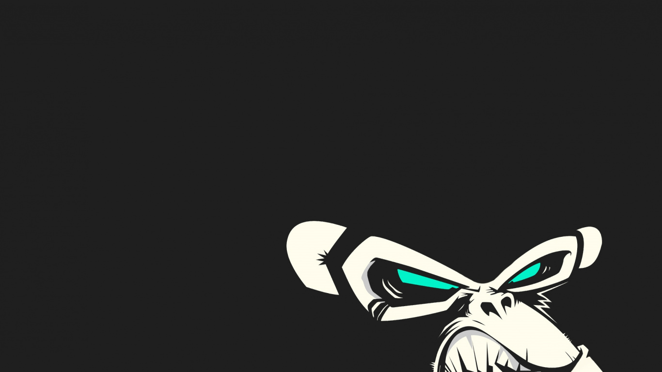 Обои графический дизайн, графический, черное, монохромный, монохромный режим в разрешении 1366x768