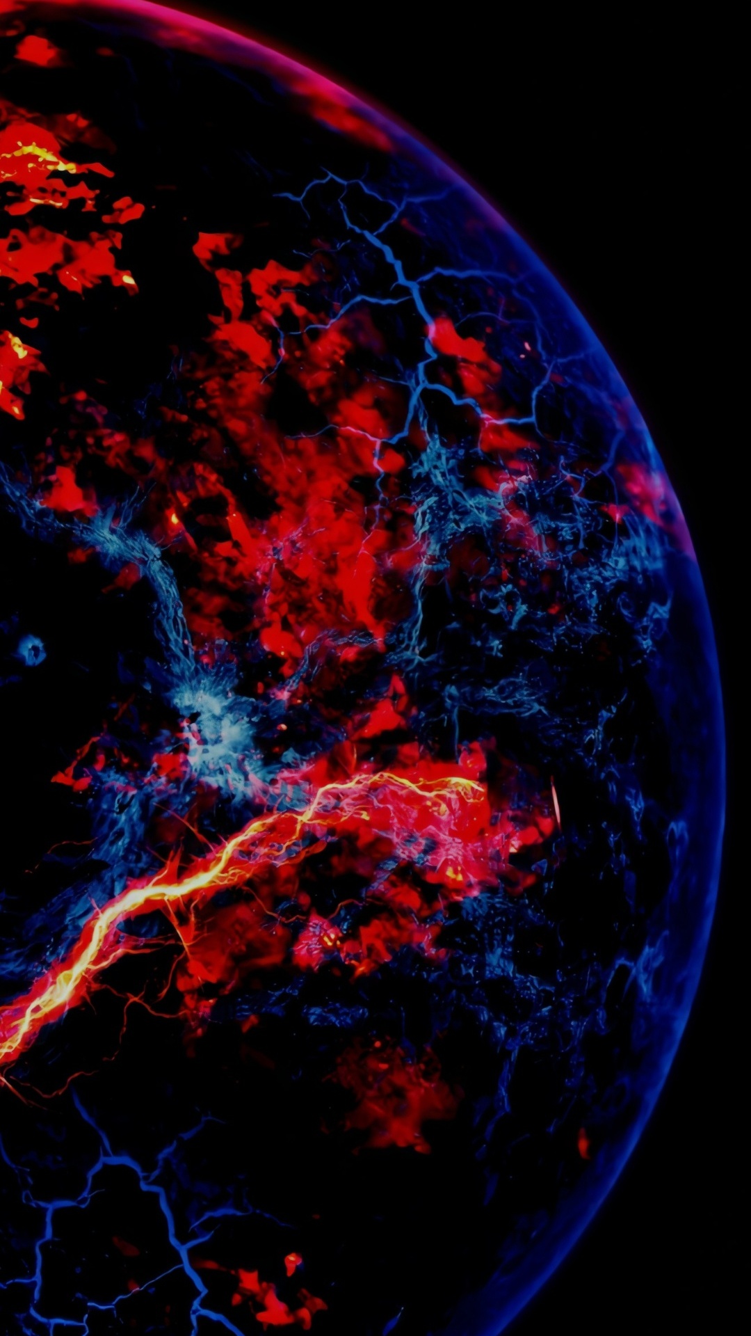 Обои атмосфера, идея, мир, астрономический объект, арт в разрешении 1080x1920