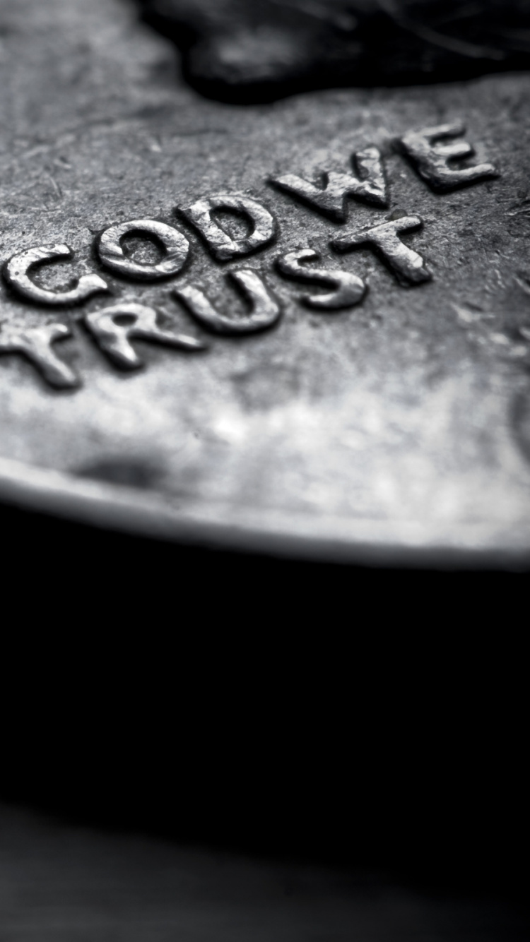 Обои монета, черный и белый, черный, черная, монохром в разрешении 750x1334