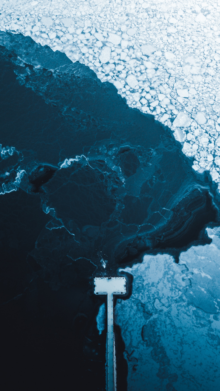 Обои море, гидроресурсы, океан, мир, небо в разрешении 750x1334