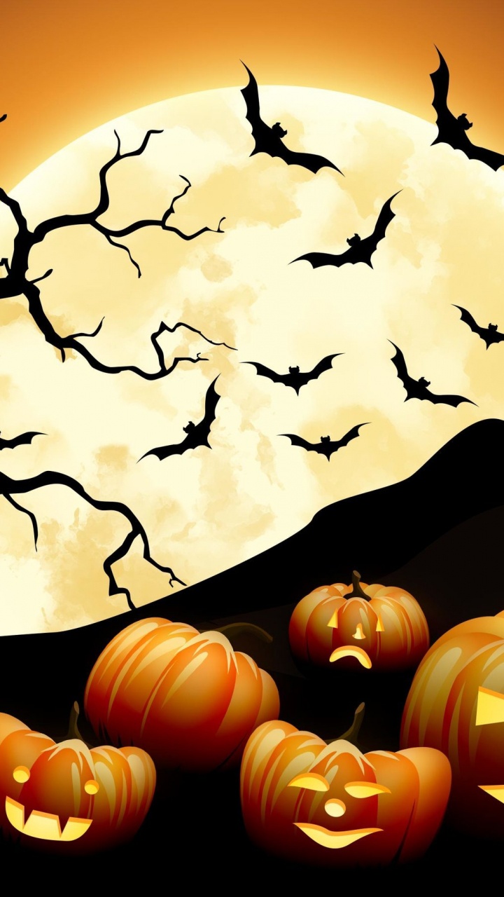 Обои калебас, тыква, резьба, тыквы, тыквенных в разрешении 720x1280