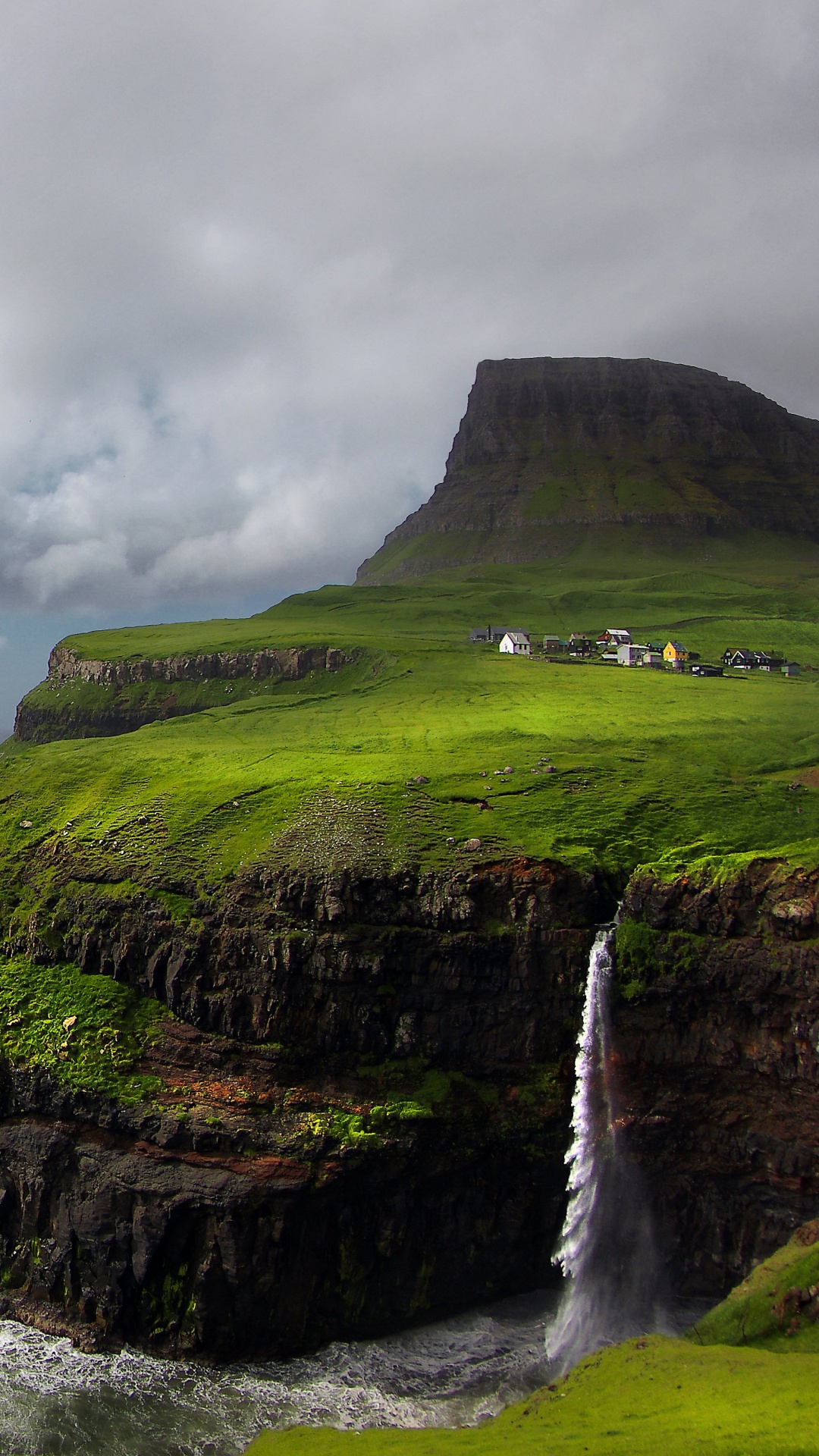Обои природа, побережье, обрыв, море, прибрежные и океанические рельефы в разрешении 1080x1920