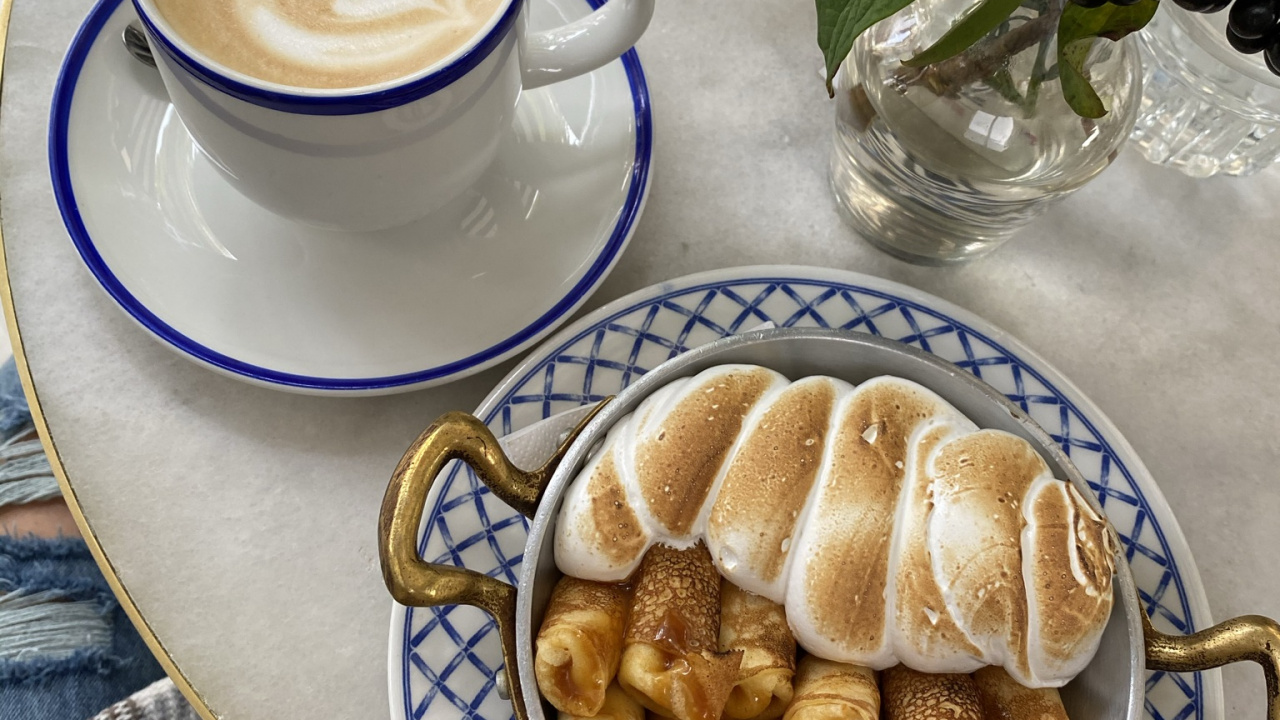 Обои блюда, капучино, полноценный завтрак, завтрак, Ноль девять тысяч семьсот два в разрешении 1280x720