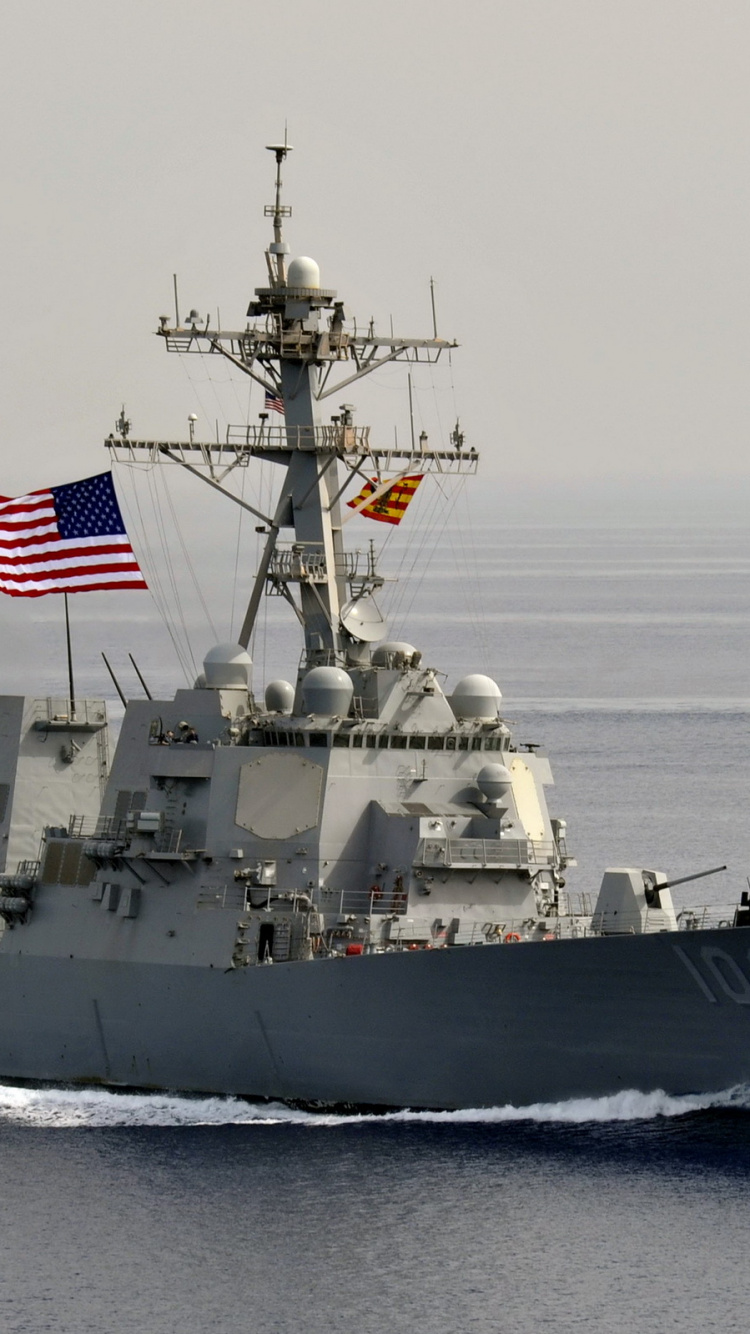 Обои военно морской флот США, разрушитель, военный корабль, ВМС США Джейсон данхем, морское ведомство в разрешении 750x1334