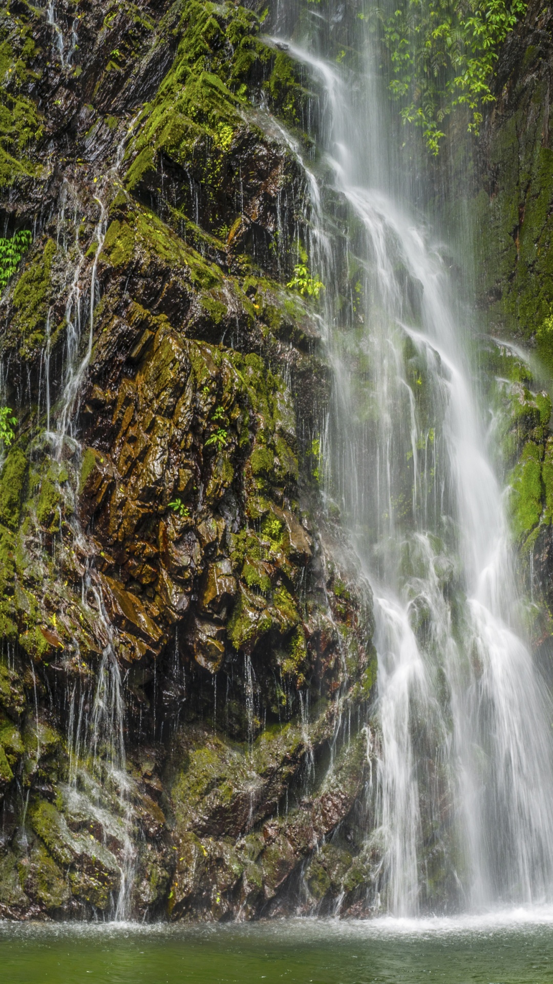 Обои Киото, водопад, гидроресурсы, водоем, природа в разрешении 1080x1920