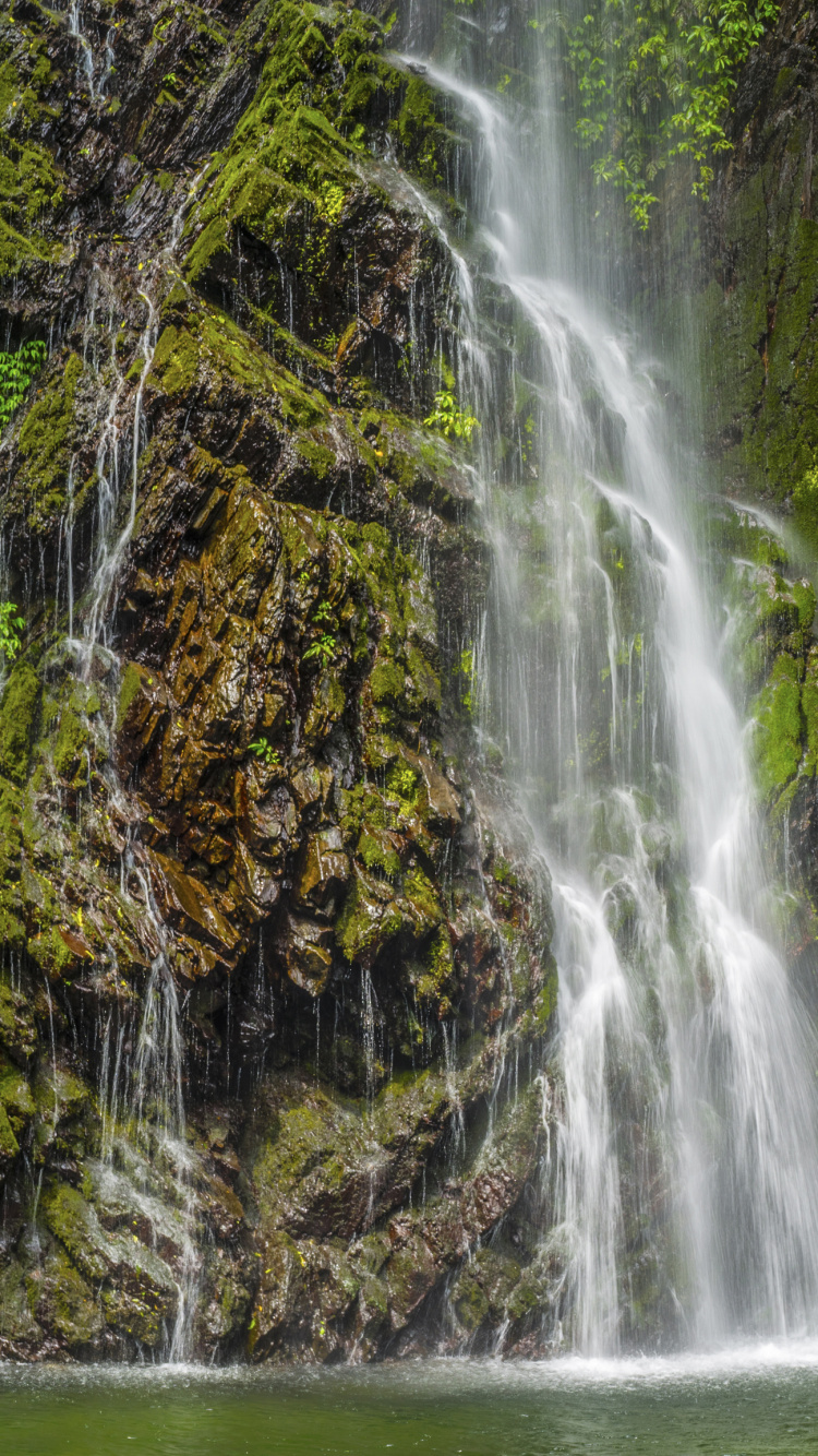 Обои Киото, водопад, гидроресурсы, водоем, природа в разрешении 750x1334