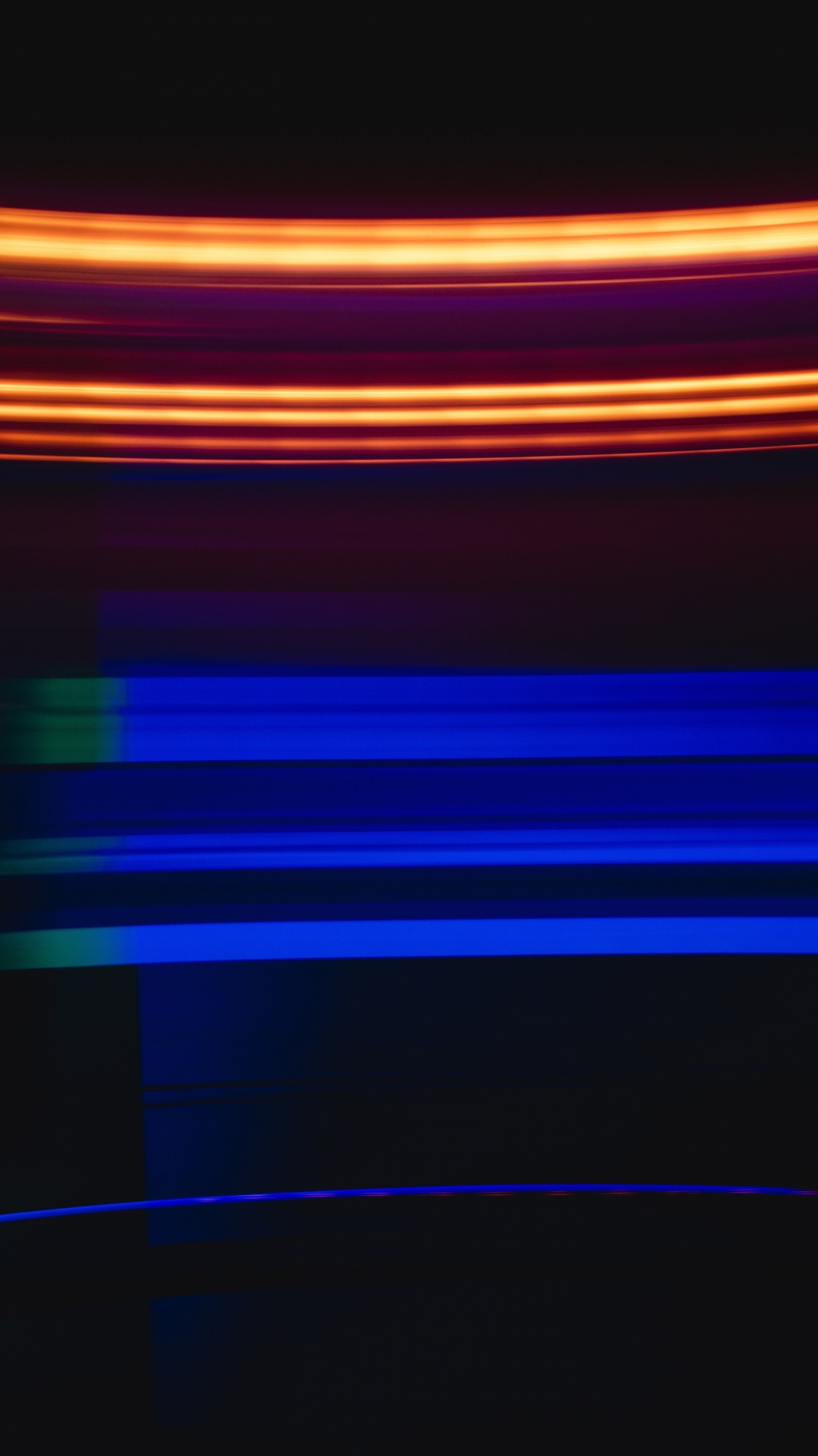 Обои Апельсин, синий, линия, свет, электрик в разрешении 1080x1920