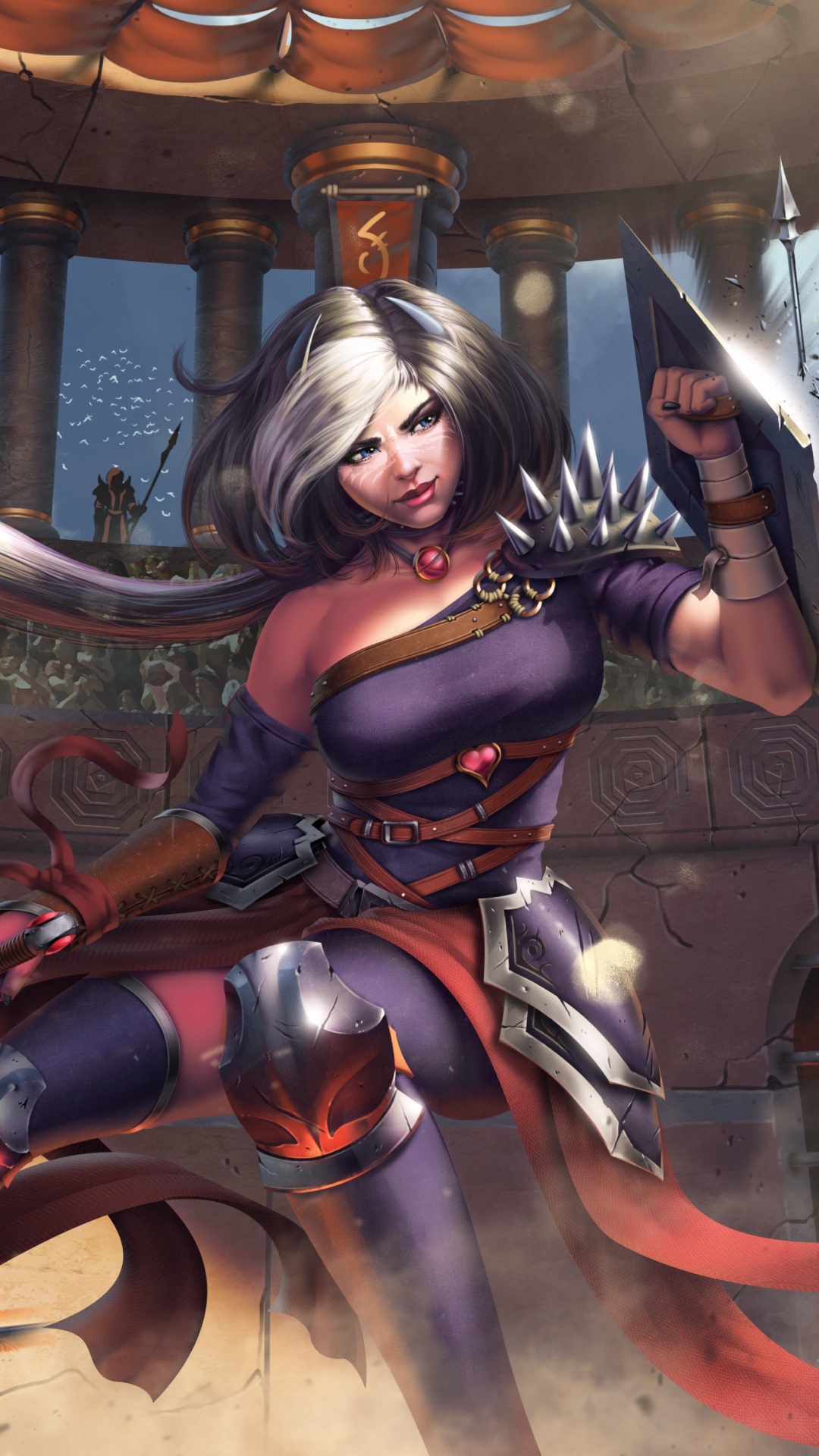 Обои рыцарь, фикция, супергерой, иллюстрация, компьютерная игра в разрешении 1080x1920