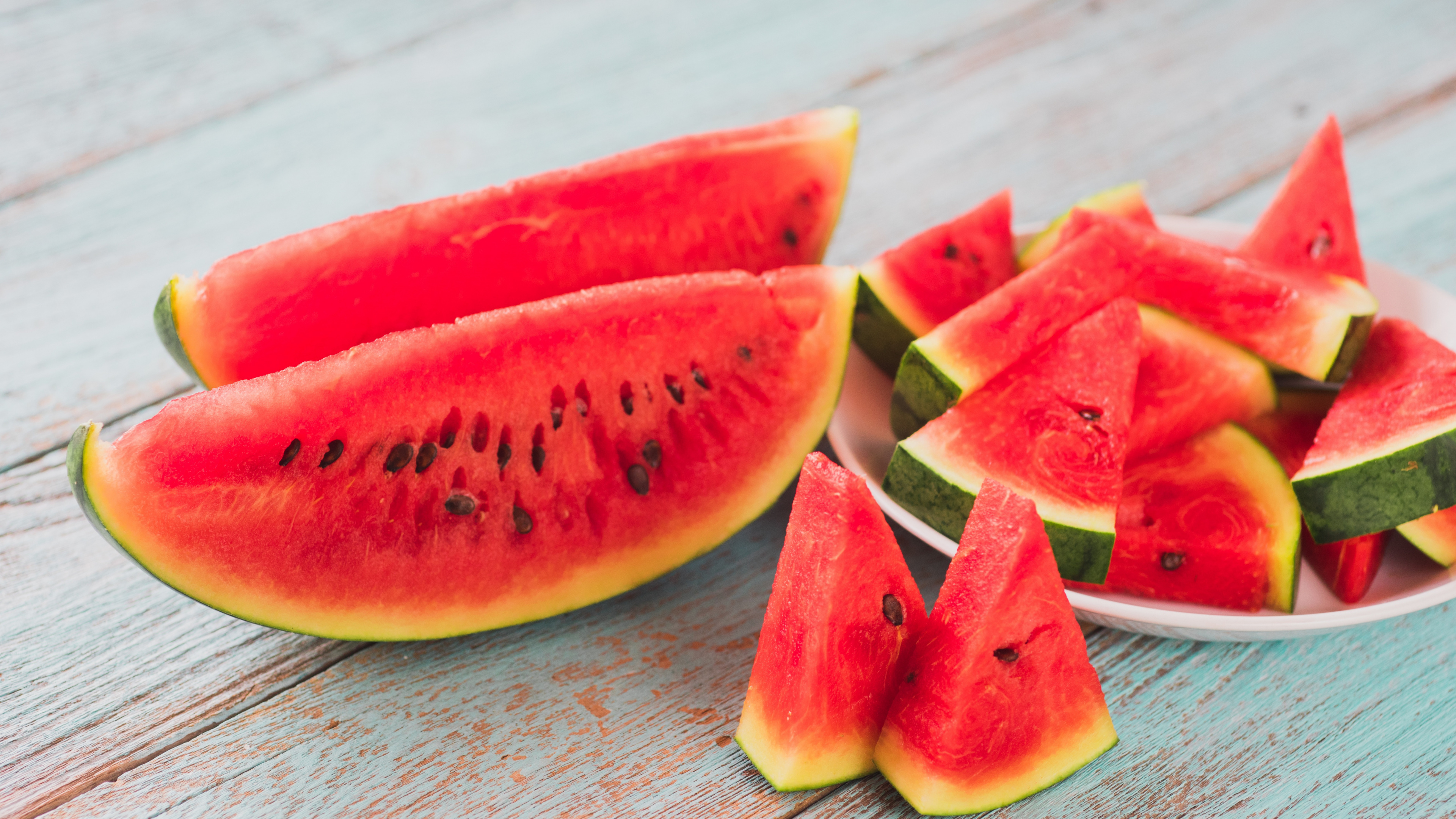 Обои Арбуз обыкновенный, пища, арбуз, фрукты, ингредиент в разрешении 3840x2160