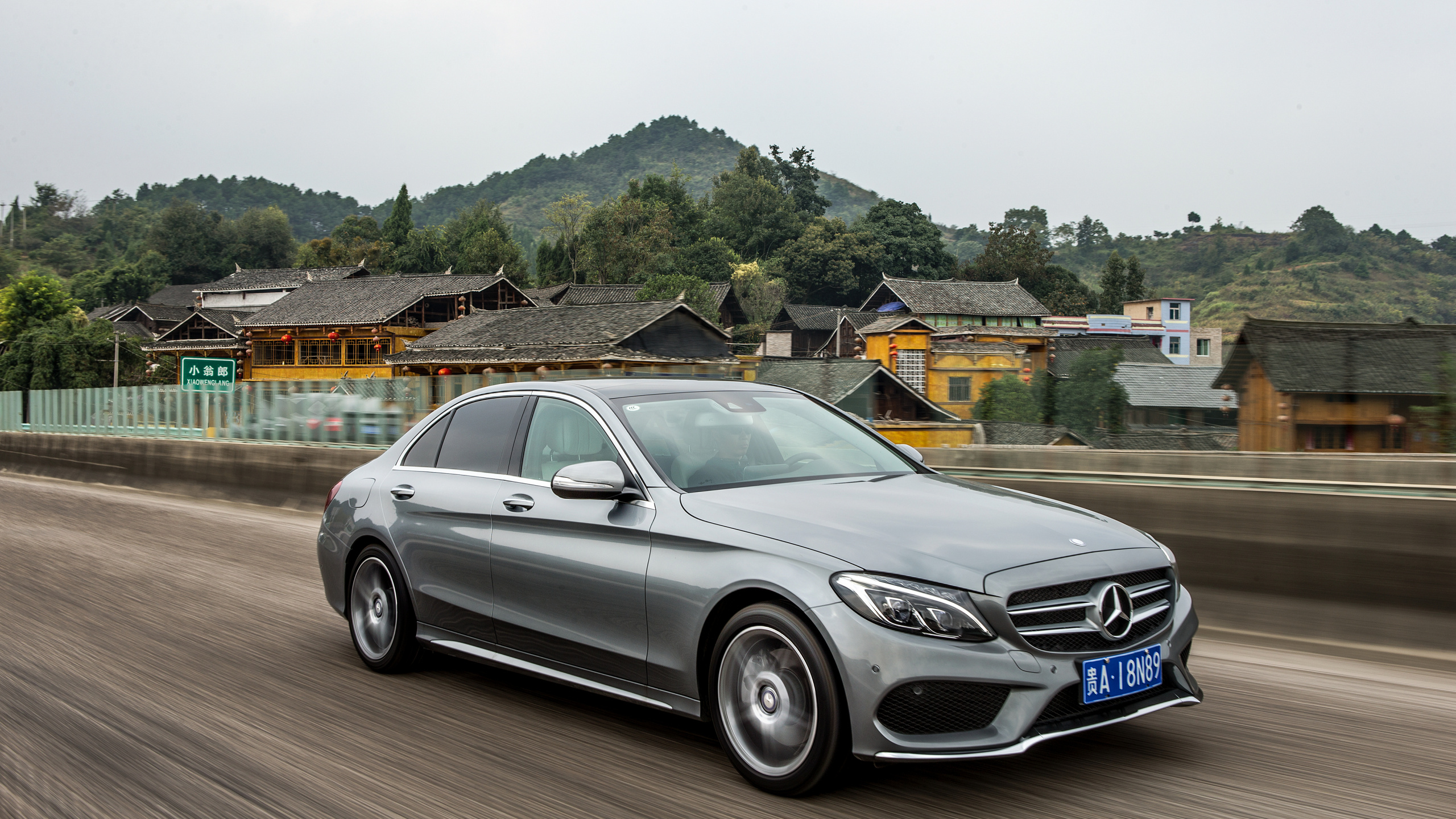 Mercedes Benz c class 4k