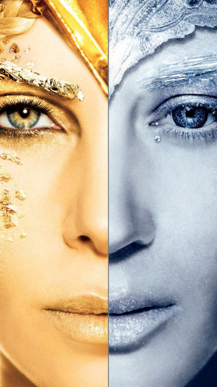 Обои Шарлиз Терон, 2016, лицо, бровь, кожа в разрешении 750x1334