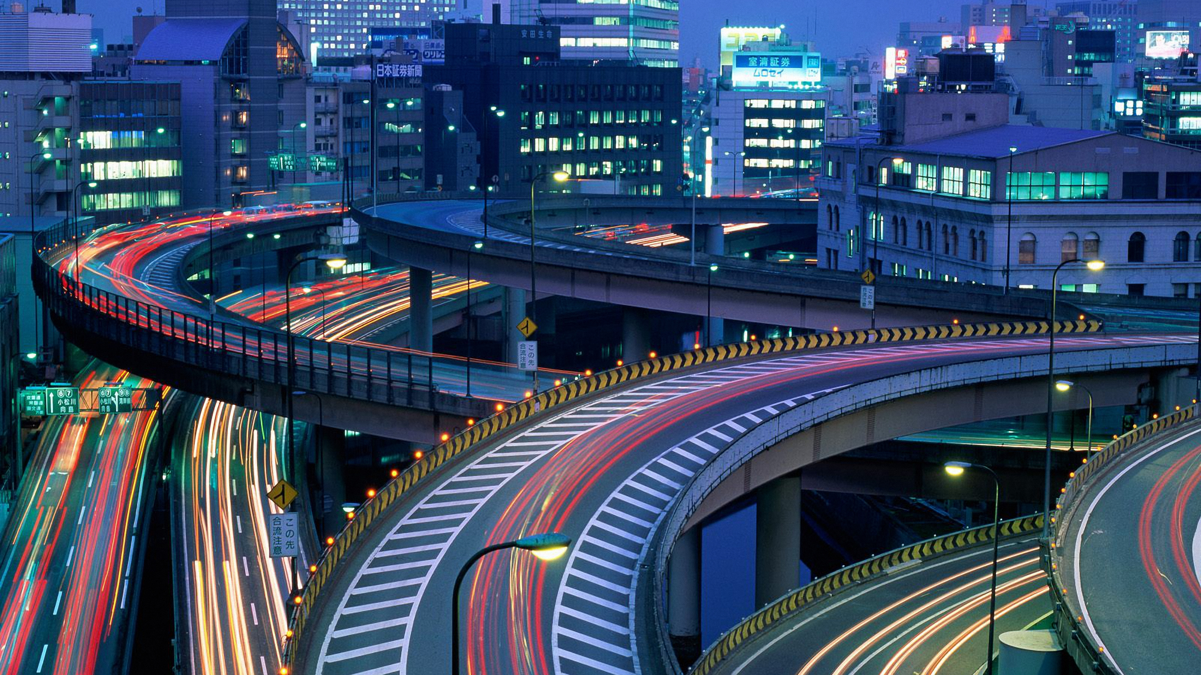 Обои Токио, городской пейзаж, городской район, метрополия, город в разрешении 3840x2160