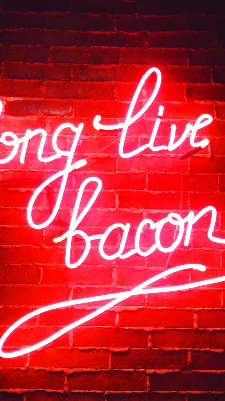 Обои электронные табло, освещение, бекон неон знак, текст, неоновая вывеска в разрешении 720x1280