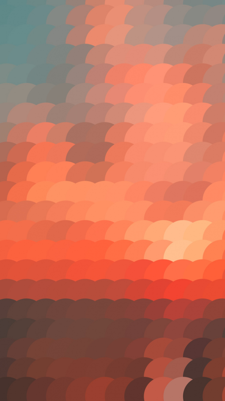 Обои текстура, Апельсин, красный цвет, послесвечение, горизонт в разрешении 750x1334