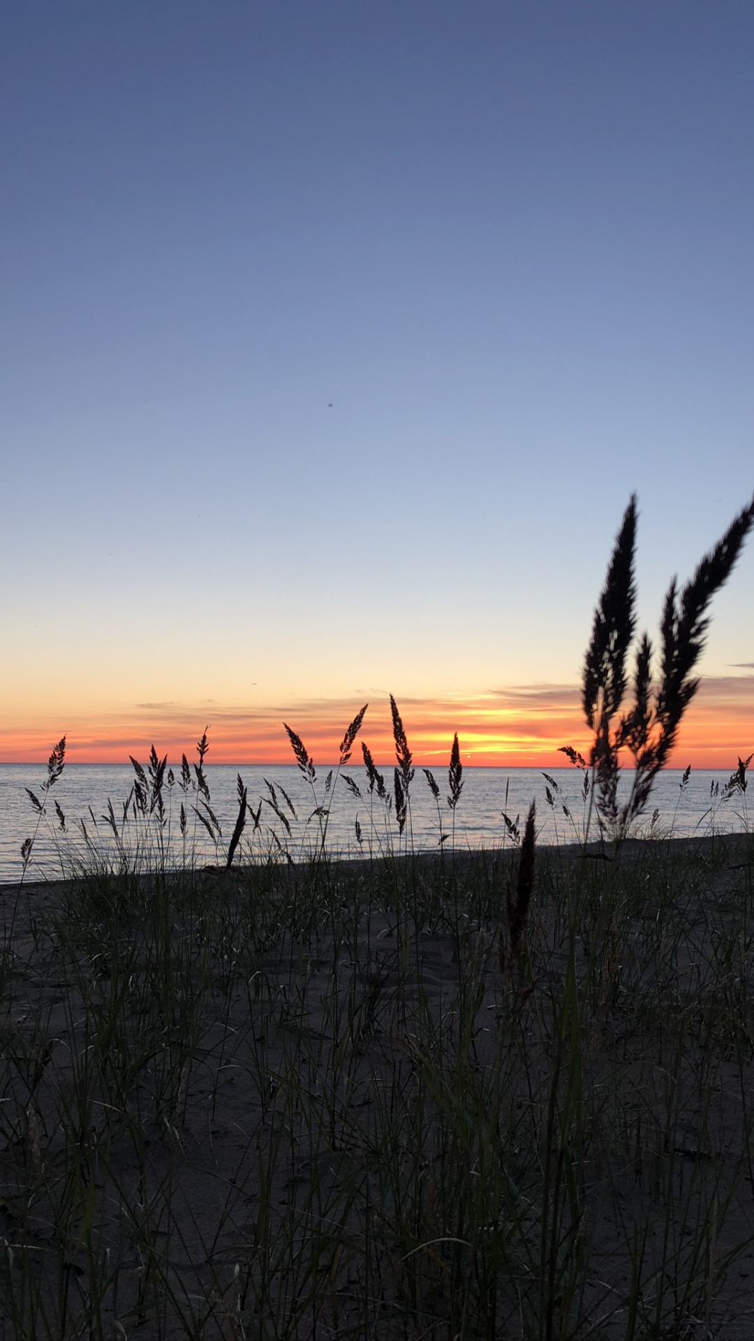 Обои закат, природный ландшафт, сумрак, вечер, восход солнца в разрешении 1080x1920