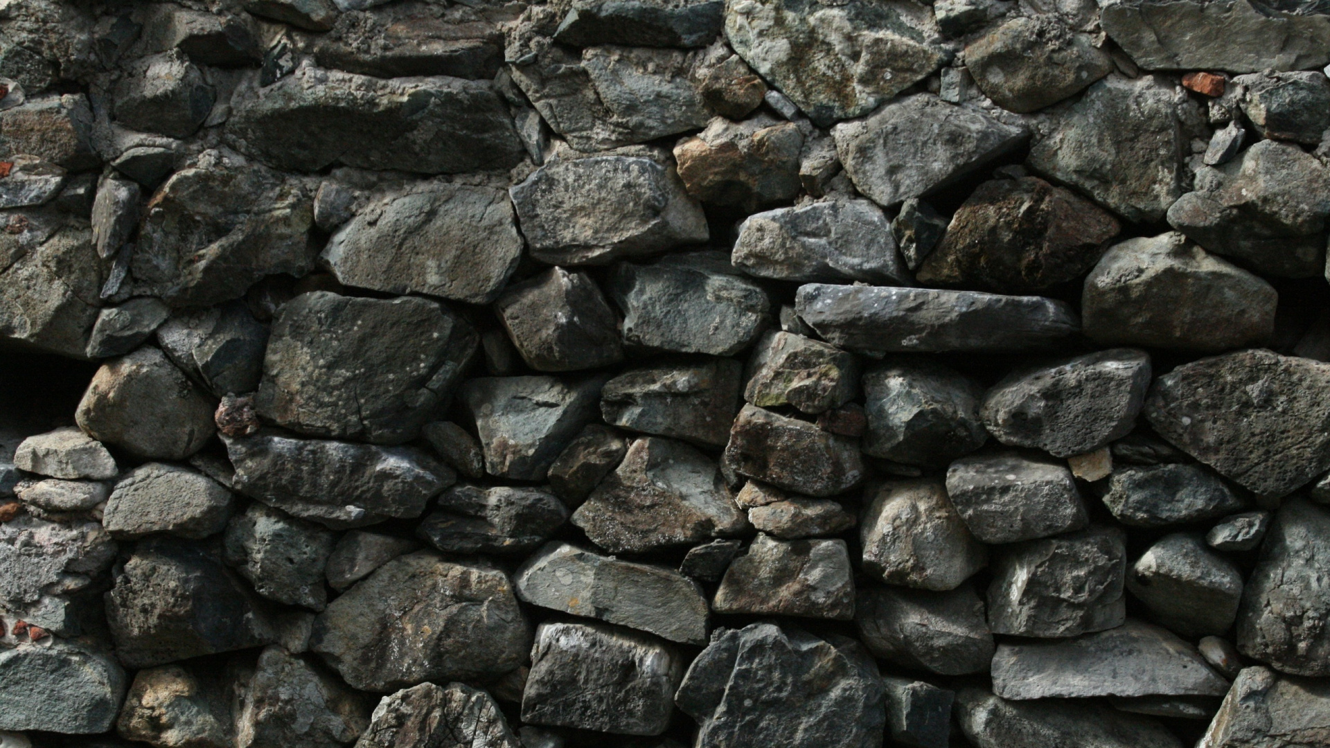 Обои каменная стена, стена, рок, коренная порода, булыжник в разрешении 1920x1080