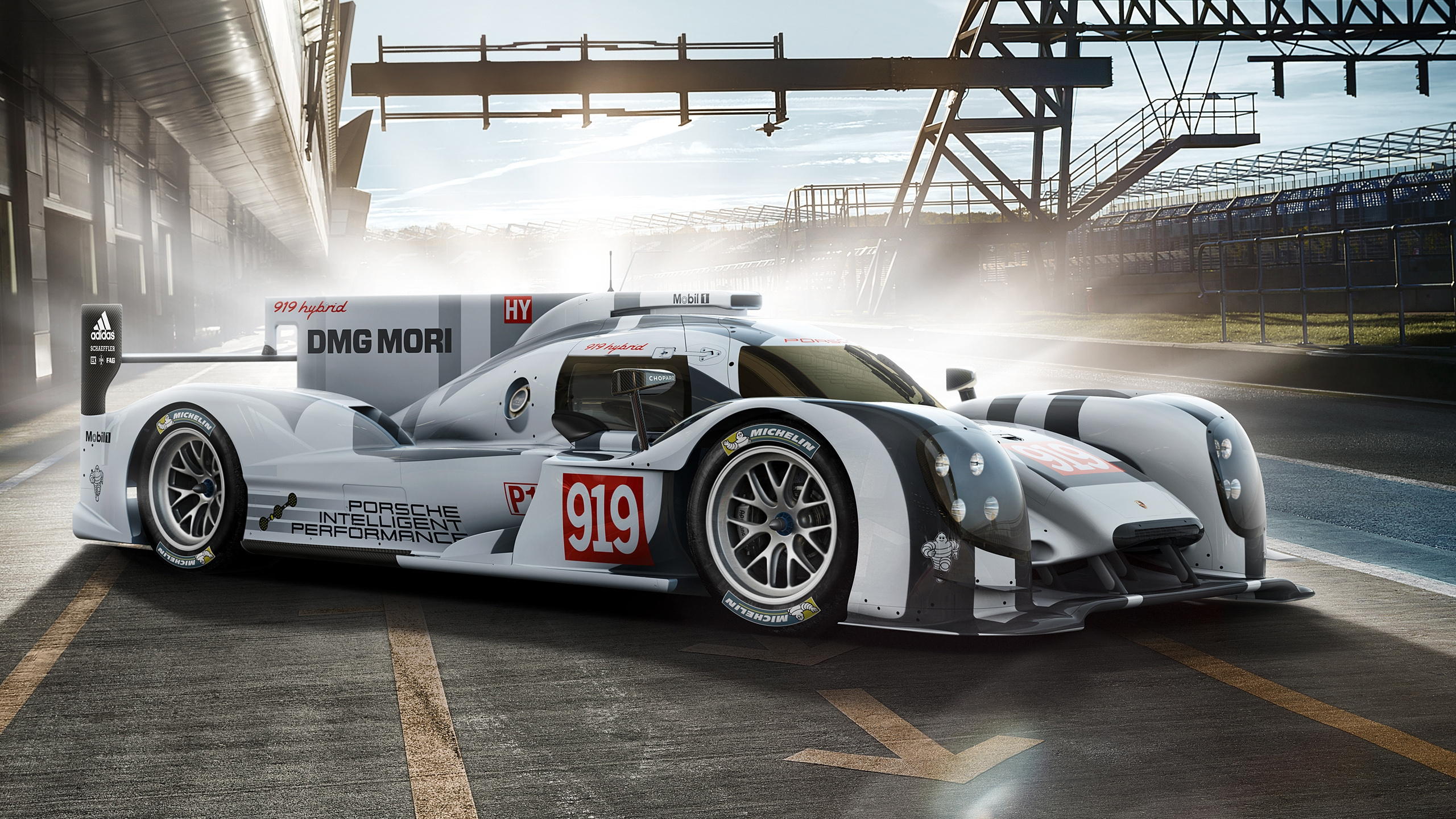 Обои Порше 919 Гибрид, Порше, 24 часа Ле Мана, спорткар, авто в разрешении 2560x1440