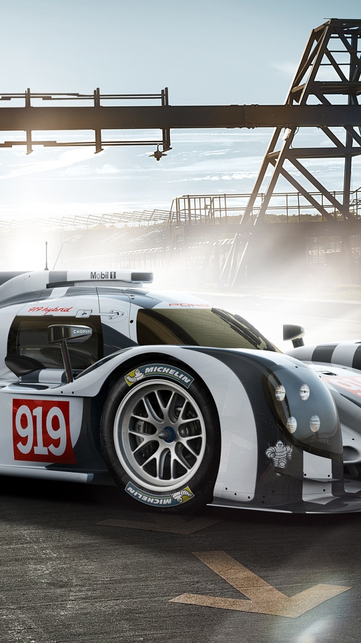 Обои Порше 919 Гибрид, Порше, 24 часа Ле Мана, спорткар, авто в разрешении 720x1280