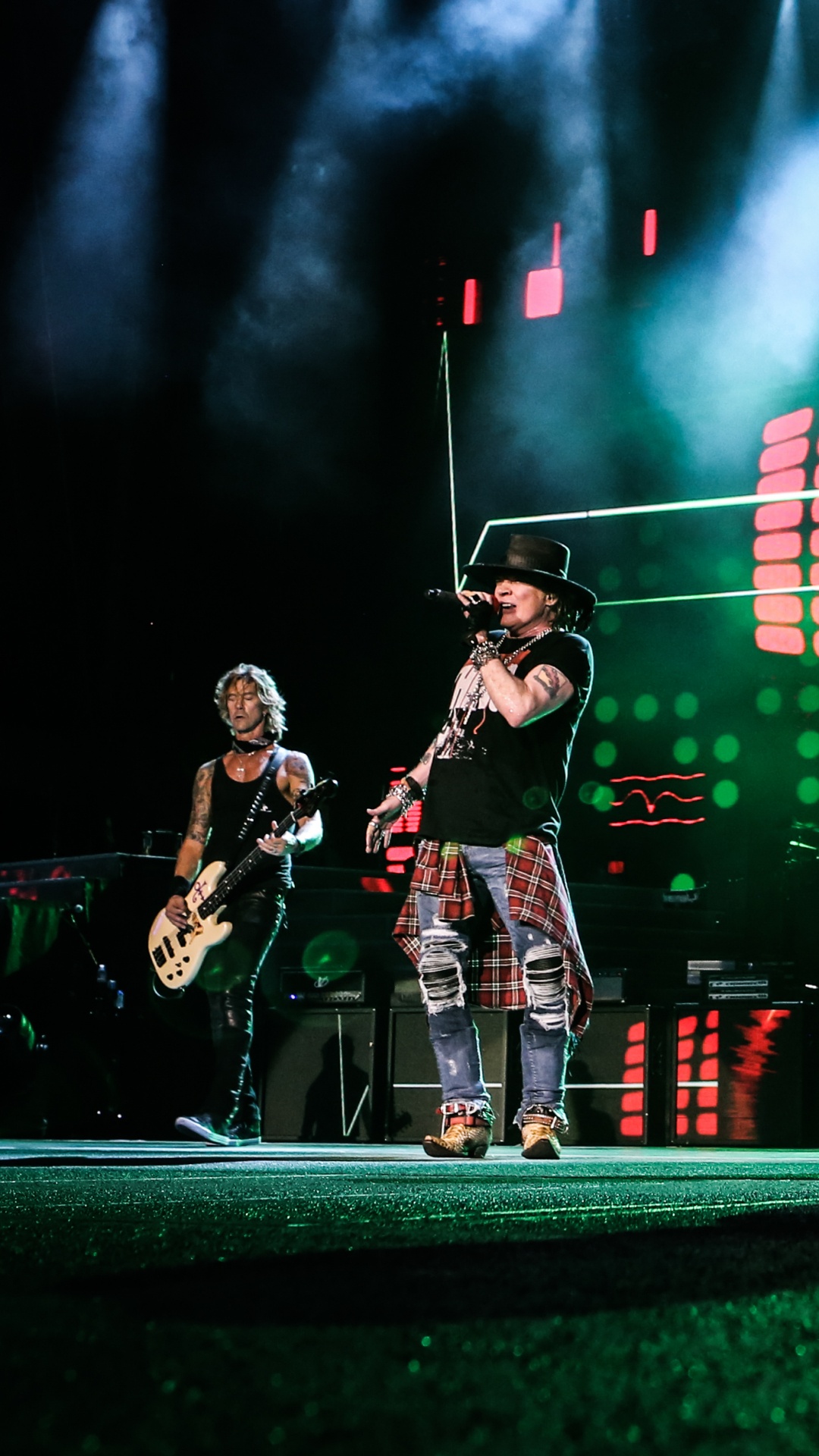 Обои Not in This Lifetime Tour, Guns N Roses, рокконцерт, Представление, развлечение в разрешении 1080x1920
