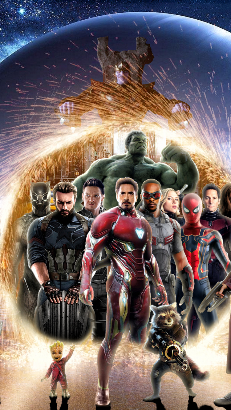 Обои Мстители: Война бесконечности, Мстители Эндшпиль, мститель, marvel, супергерой в разрешении 750x1334