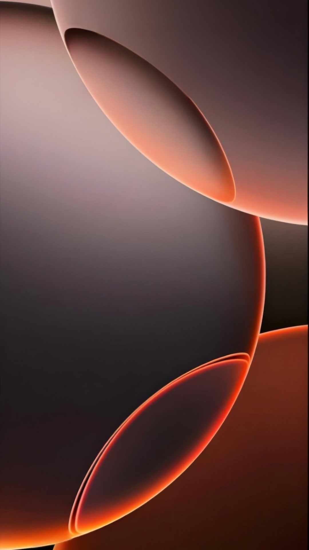 Обои iPhone 16 Pro, пустынный титан, астрономический объект, Оранжевый цвет, космос в разрешении 1080x1920