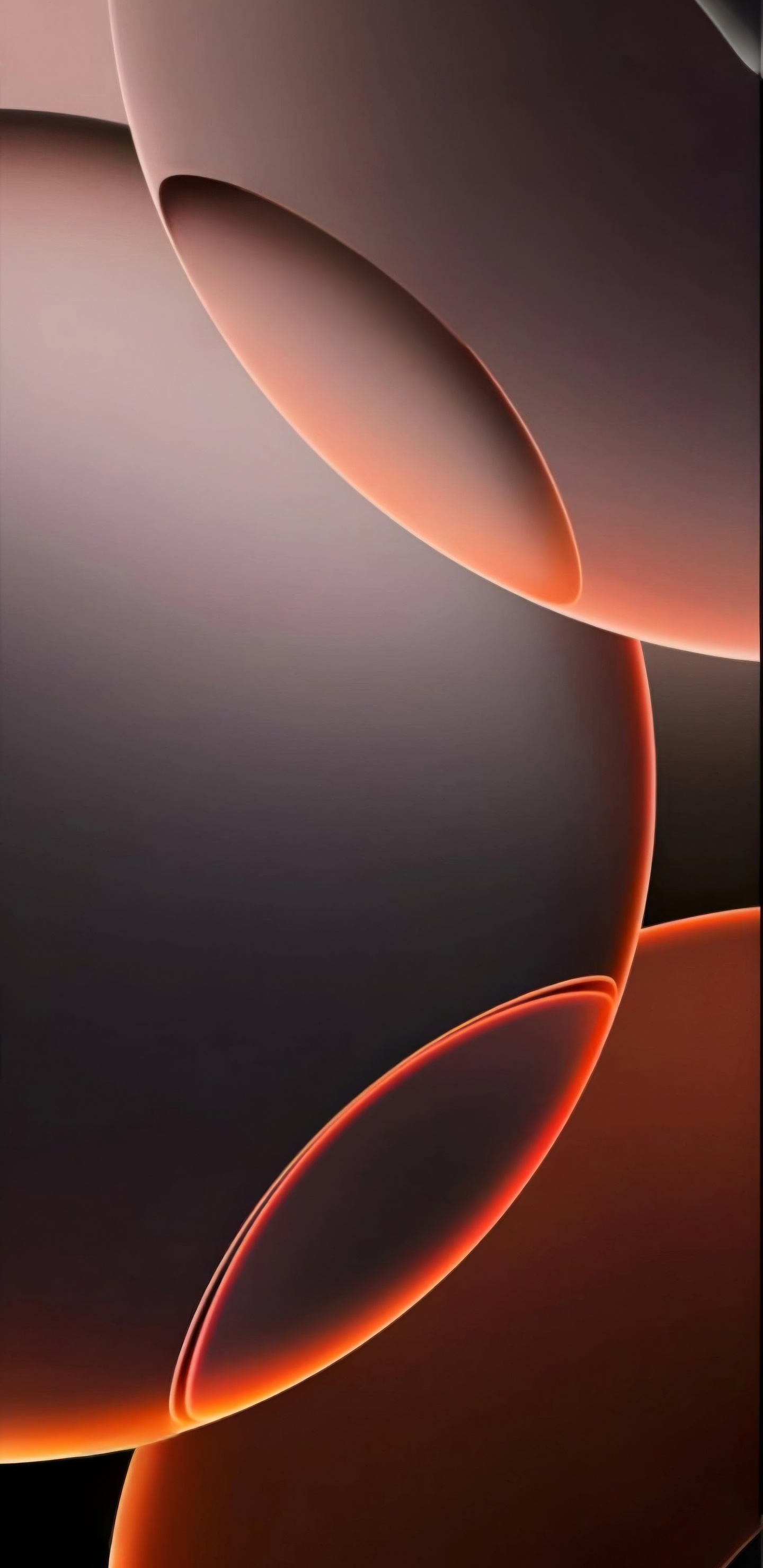 Обои iPhone 16 Pro, пустынный титан, астрономический объект, Оранжевый цвет, космос в разрешении 1440x2960