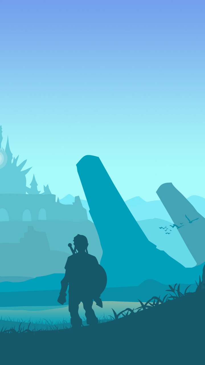 Обои иллюстрация, приключенческая игра, игры, арт, мир в разрешении 720x1280