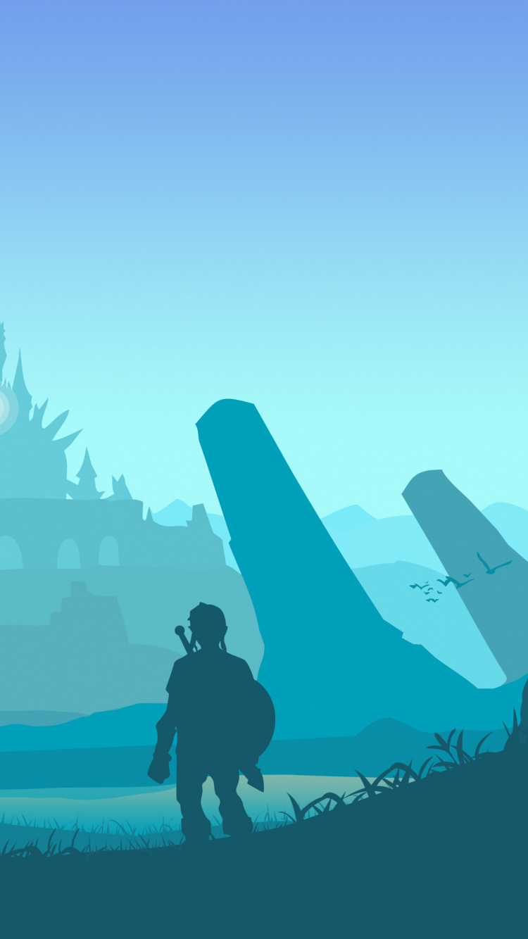 Обои иллюстрация, приключенческая игра, игры, арт, мир в разрешении 750x1334