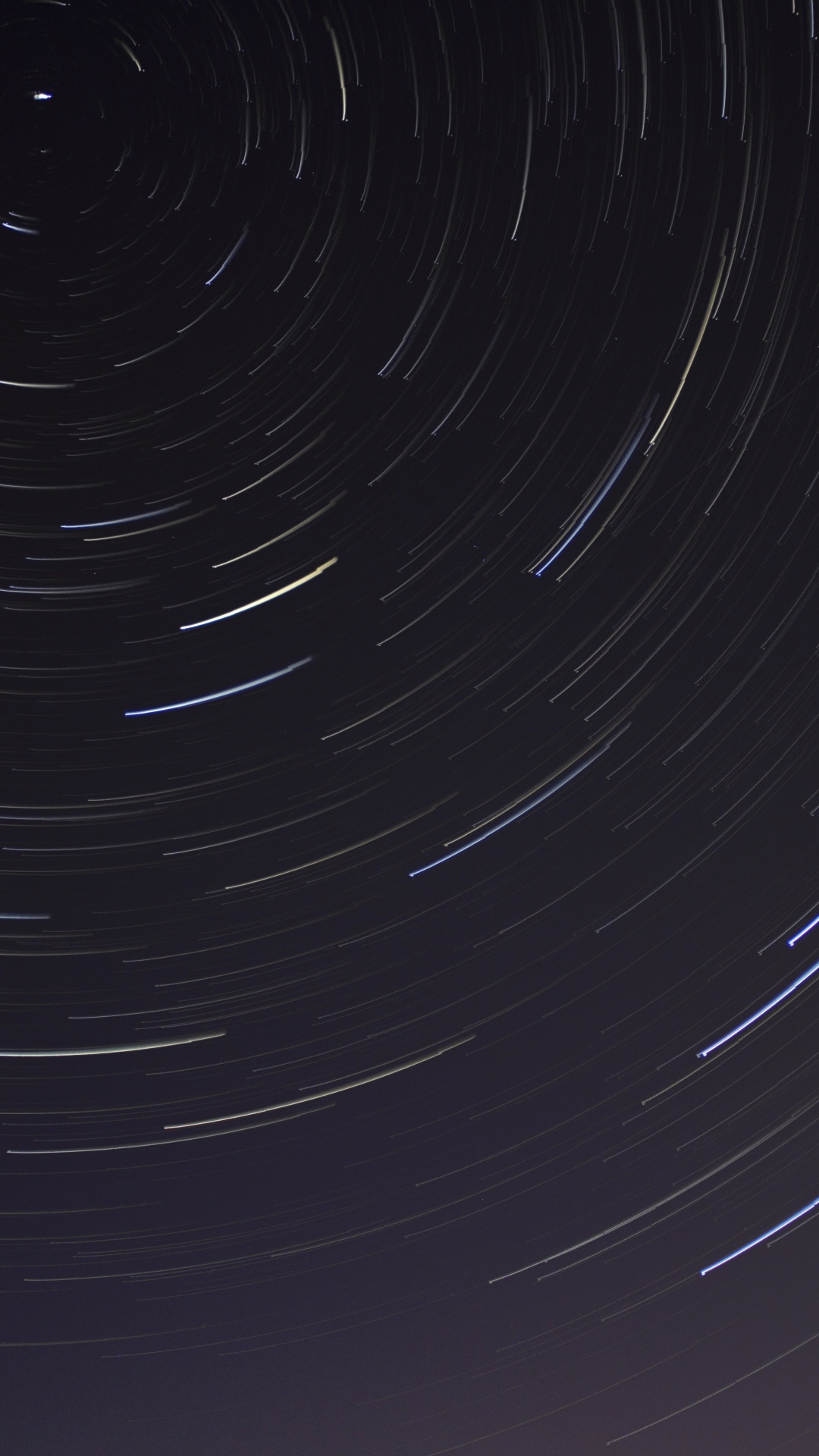 Обои космос, линия, Звездный след, астрономический объект, небо в разрешении 1080x1920