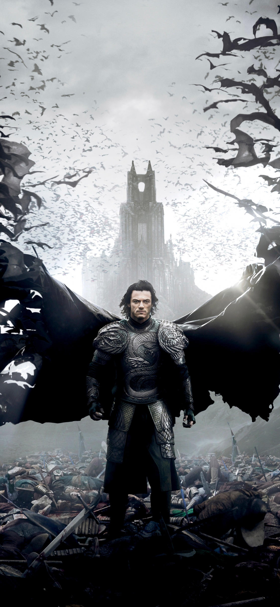 Обои Дракула, вампир, графический дизайн, темнота, иллюстрация в разрешении 1125x2436