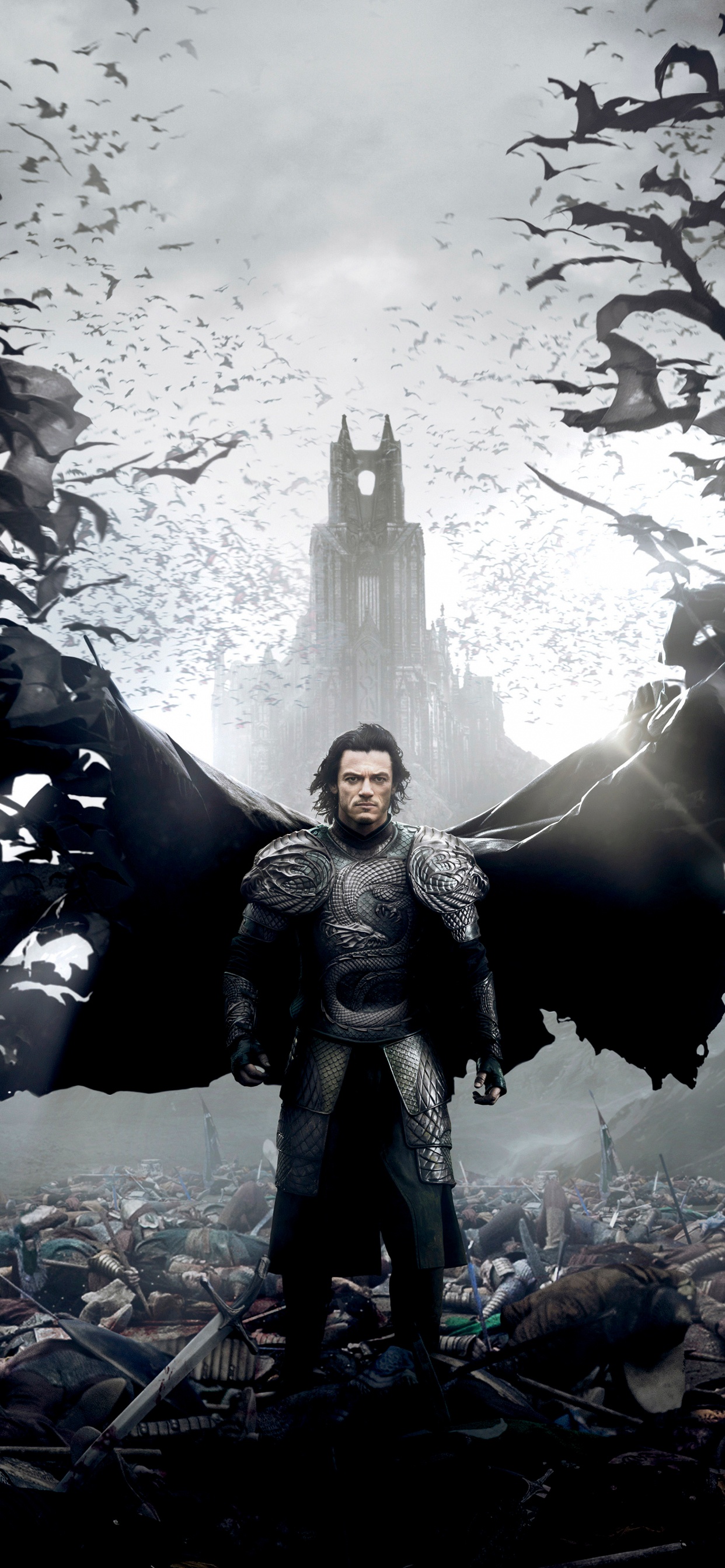 Обои Дракула, вампир, графический дизайн, темнота, иллюстрация в разрешении 1242x2688