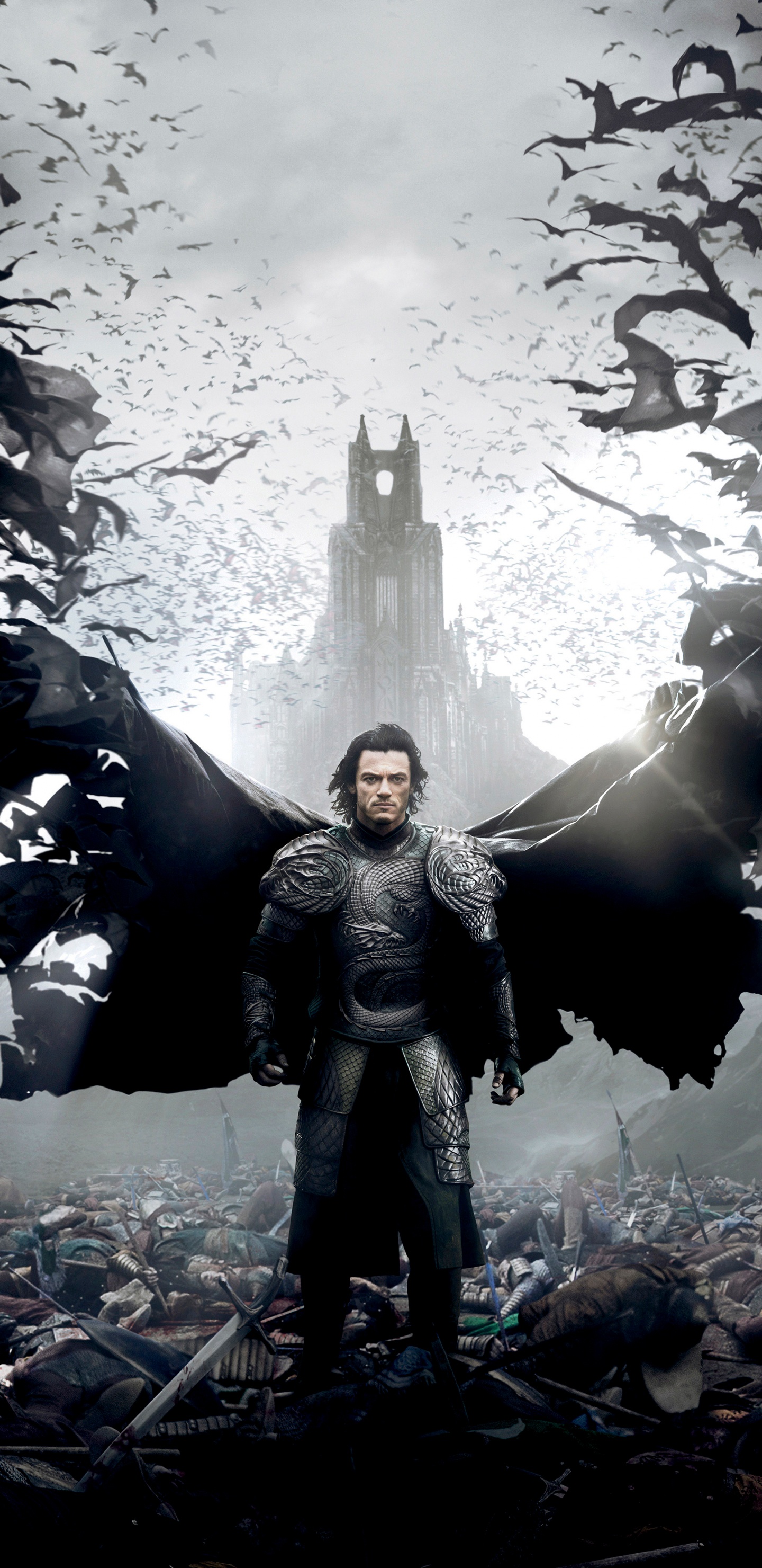 Обои Дракула, вампир, графический дизайн, темнота, иллюстрация в разрешении 1440x2960