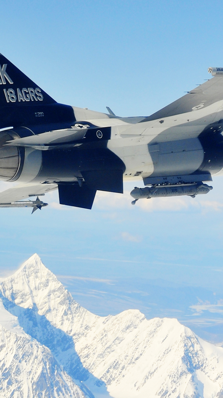 Обои Ф 16 агрессора, Эскадрилья агрессор, ВВС США, военный самолет, самолет в разрешении 750x1334