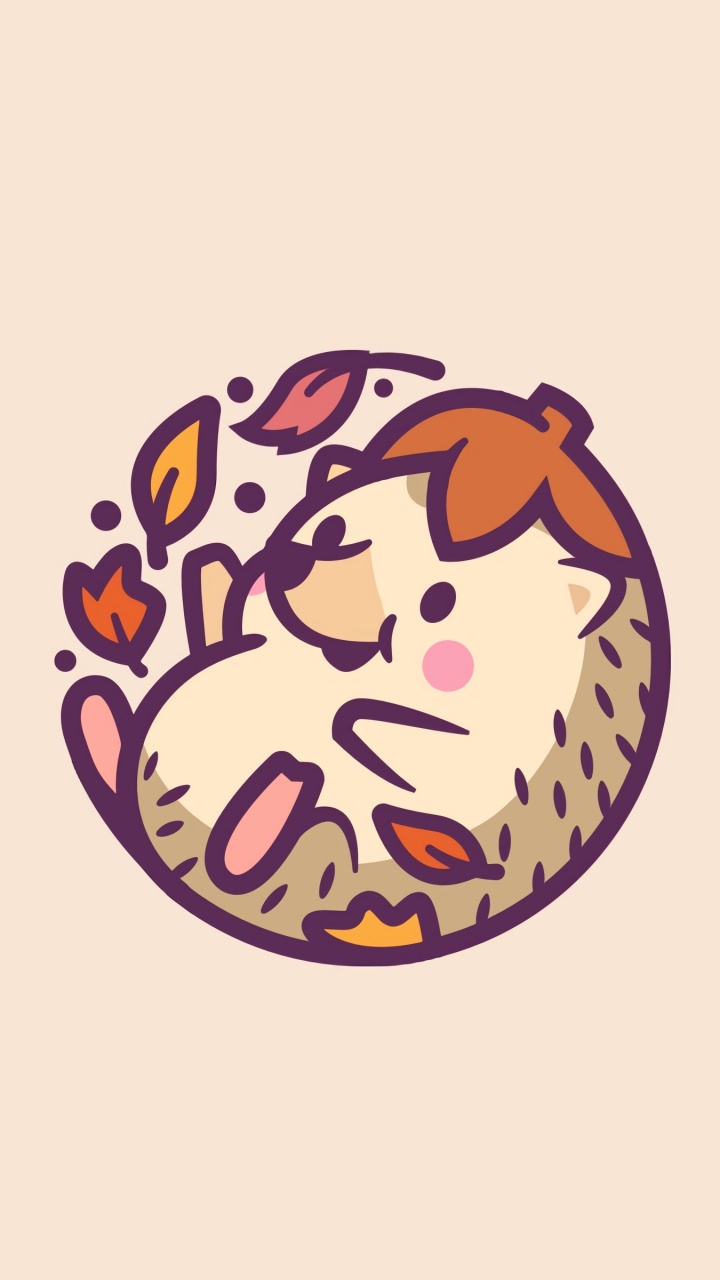 Обои Апельсин, лого, графика, рисование, круг в разрешении 720x1280