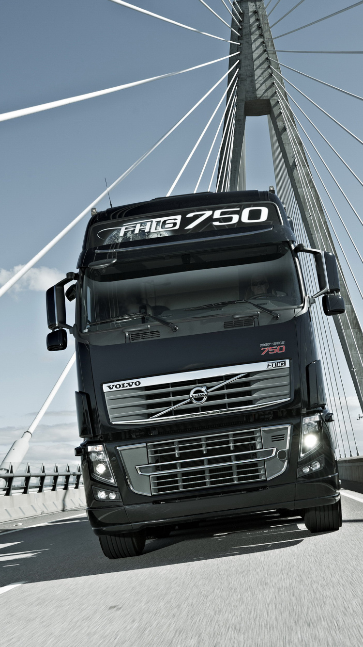 Обои Грузовики volvo, компания volvo, Вольво FH, авто, грузовик в разрешении 750x1334