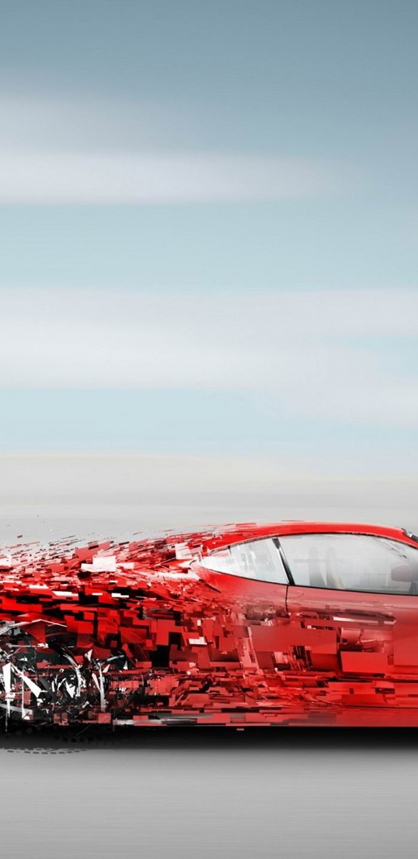 Обои авто, суперкар, спорткар, красный цвет, колесо в разрешении 1440x2960