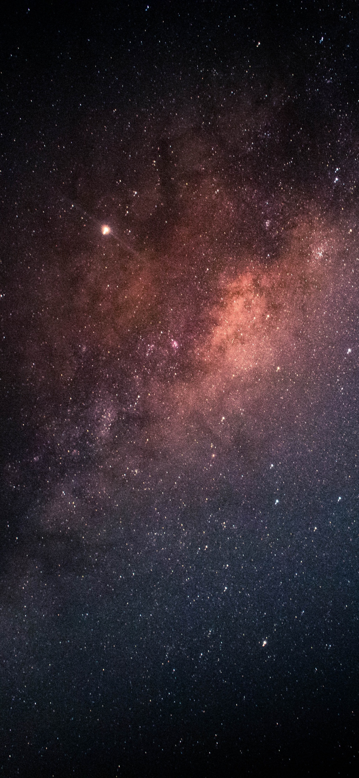 Обои Млечный Путь, Галактика, черный, атмосфера, астрономический объект в разрешении 1242x2688