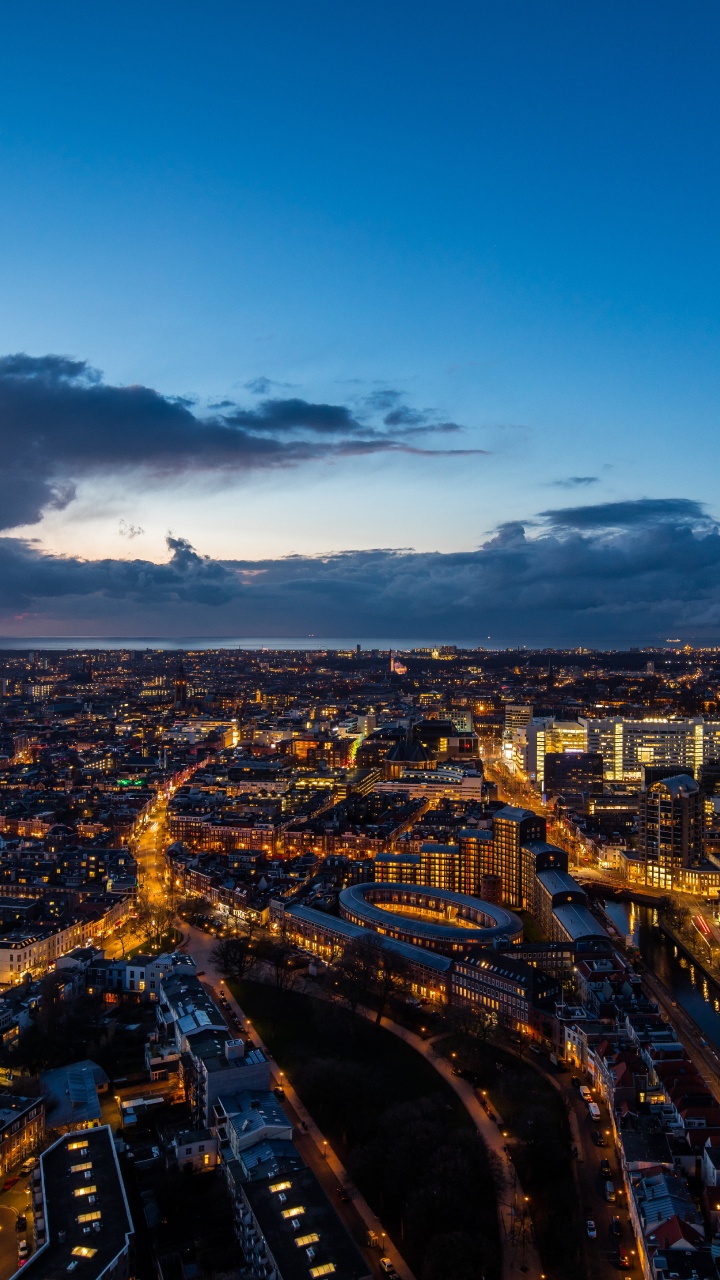 Обои Гаага, городской пейзаж, город, городской район, метрополия в разрешении 720x1280