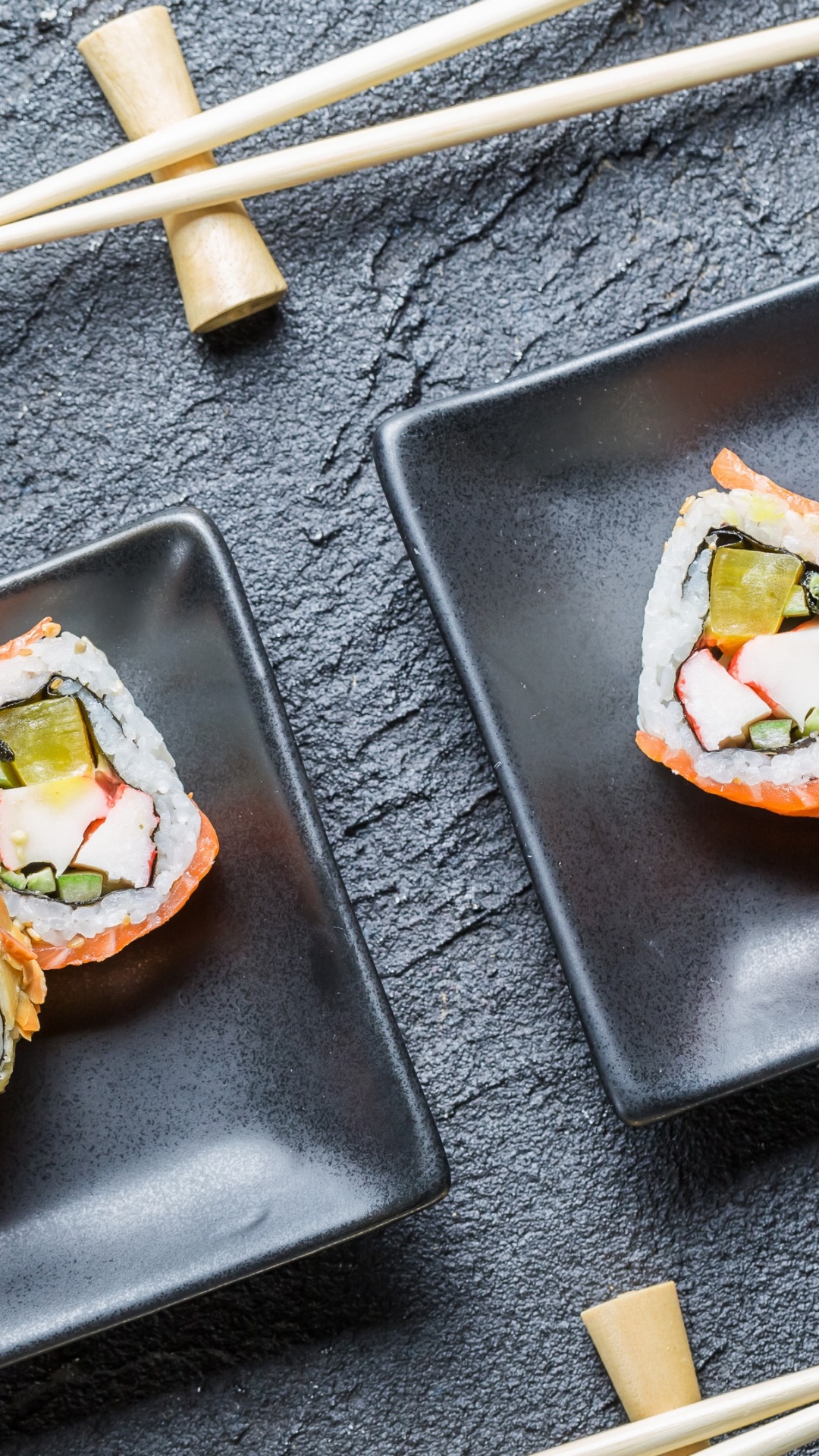 Обои Японская кухня, суши, макидзуси, ресторан, Кулинария в разрешении 1080x1920